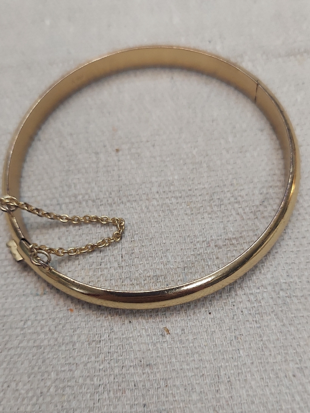 Sterling Silver Gold Plate Bangle Bracelet